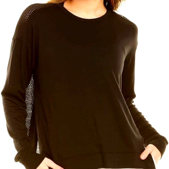 Alala Heron Mesh Back Sweatshirt in Black M - Picture 5 of 16